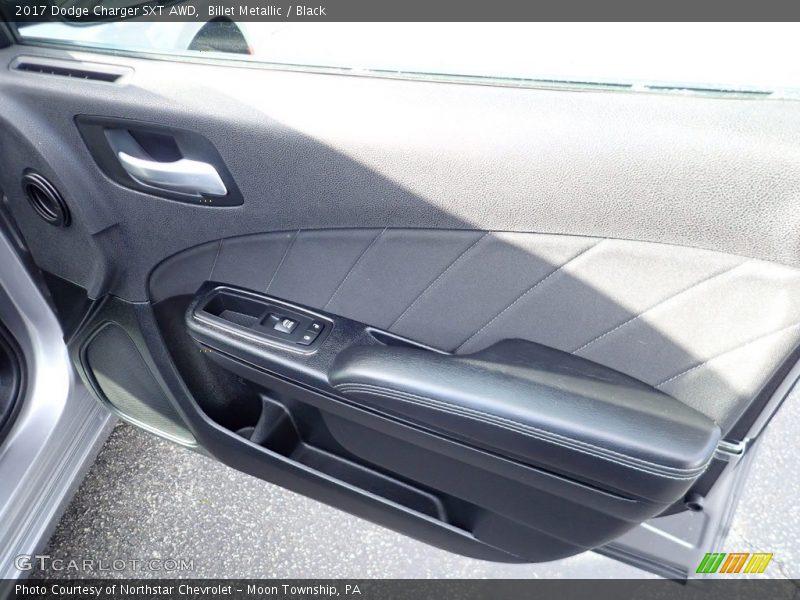 Billet Metallic / Black 2017 Dodge Charger SXT AWD