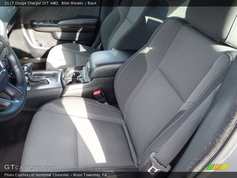 Billet Metallic / Black 2017 Dodge Charger SXT AWD
