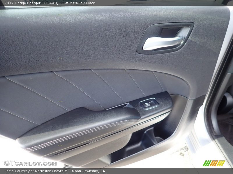 Billet Metallic / Black 2017 Dodge Charger SXT AWD