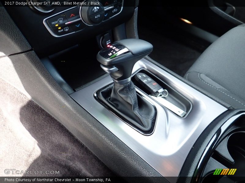 Billet Metallic / Black 2017 Dodge Charger SXT AWD