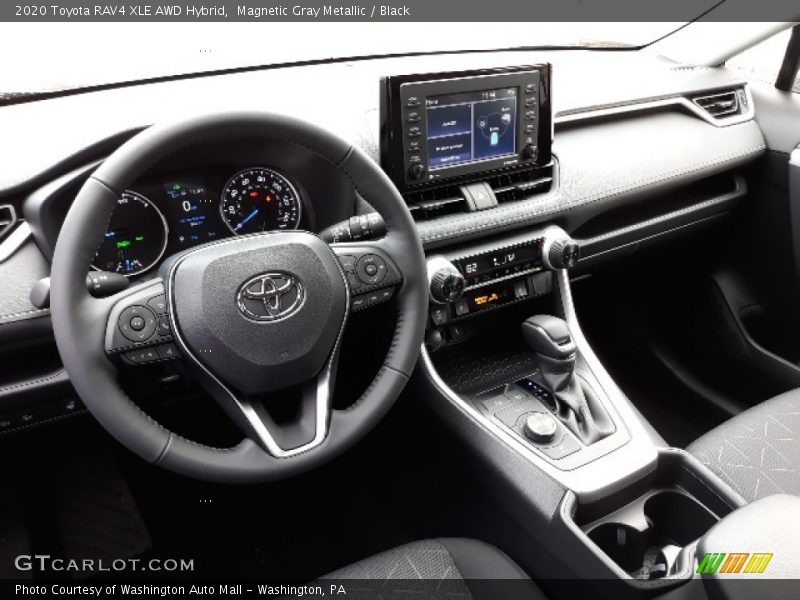 Magnetic Gray Metallic / Black 2020 Toyota RAV4 XLE AWD Hybrid