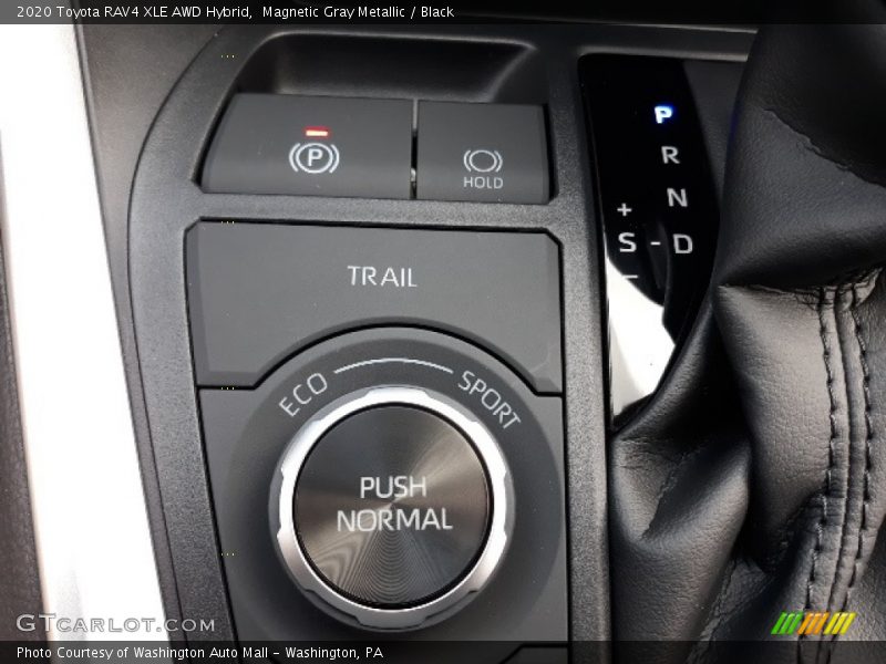 Controls of 2020 RAV4 XLE AWD Hybrid