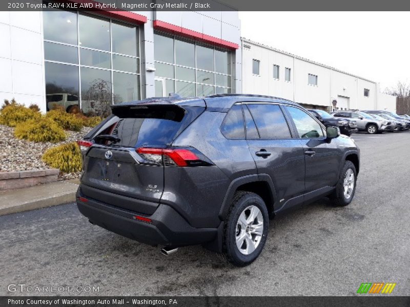 Magnetic Gray Metallic / Black 2020 Toyota RAV4 XLE AWD Hybrid