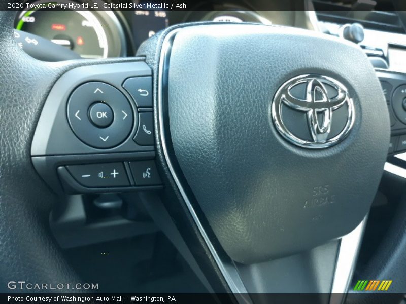 Celestial Silver Metallic / Ash 2020 Toyota Camry Hybrid LE