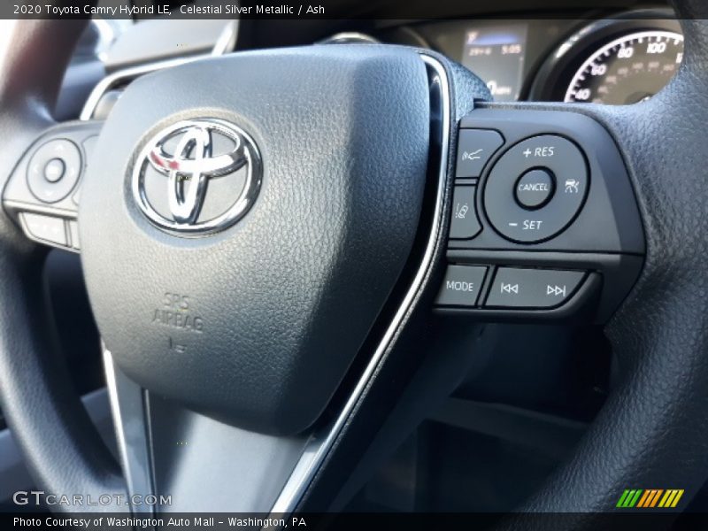 Celestial Silver Metallic / Ash 2020 Toyota Camry Hybrid LE