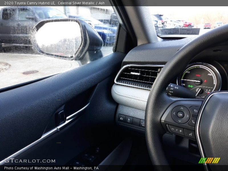 Celestial Silver Metallic / Ash 2020 Toyota Camry Hybrid LE