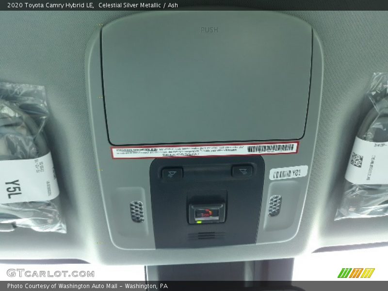 Celestial Silver Metallic / Ash 2020 Toyota Camry Hybrid LE