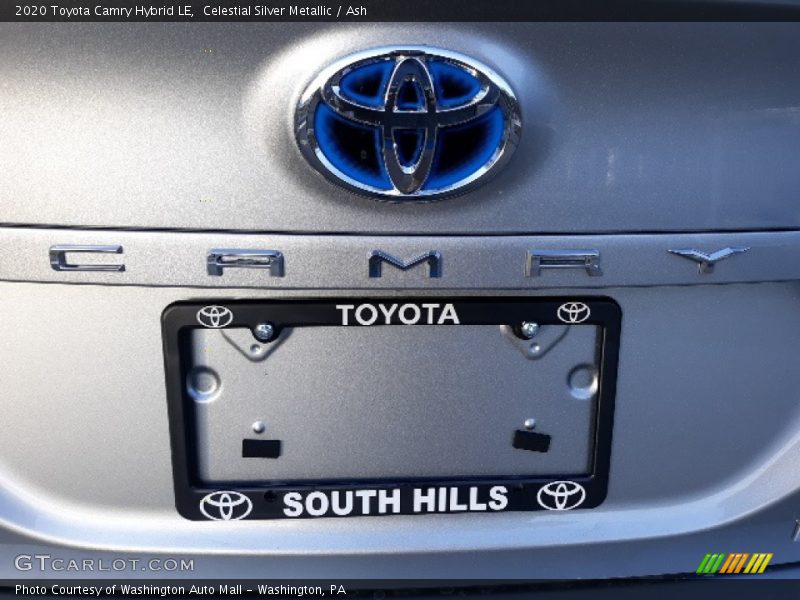 Celestial Silver Metallic / Ash 2020 Toyota Camry Hybrid LE