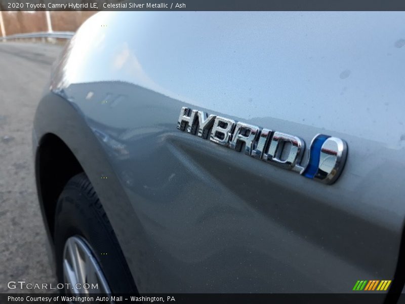 Celestial Silver Metallic / Ash 2020 Toyota Camry Hybrid LE