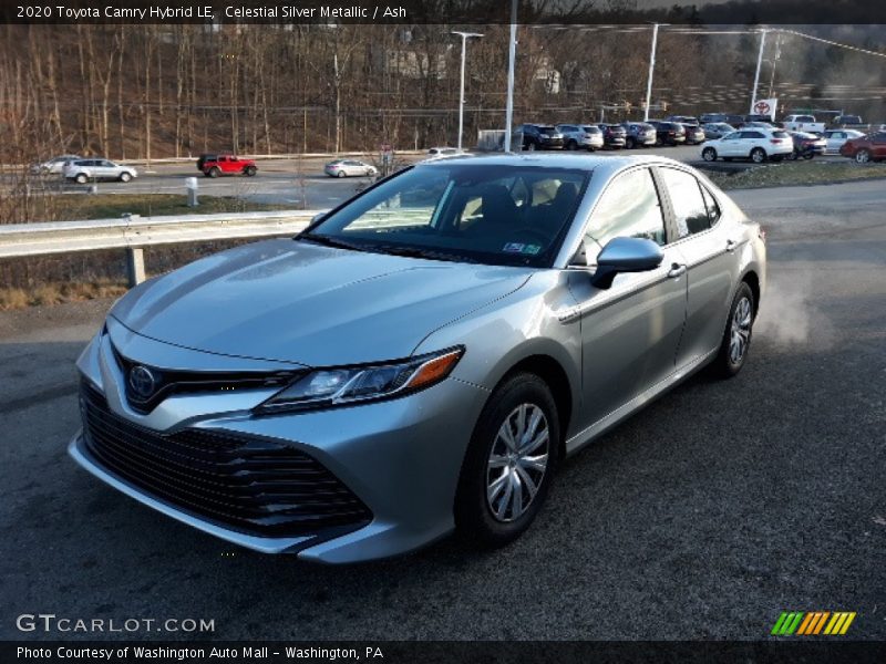 Celestial Silver Metallic / Ash 2020 Toyota Camry Hybrid LE