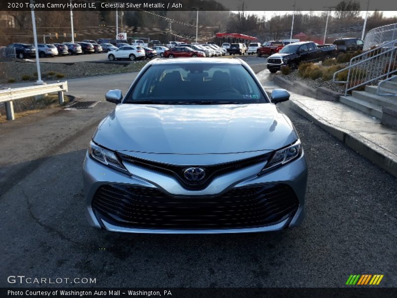 Celestial Silver Metallic / Ash 2020 Toyota Camry Hybrid LE