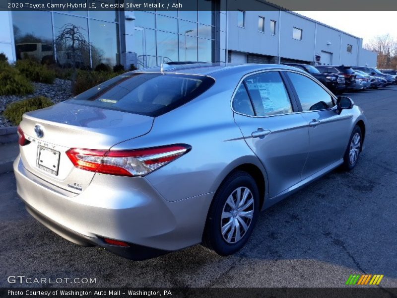 Celestial Silver Metallic / Ash 2020 Toyota Camry Hybrid LE