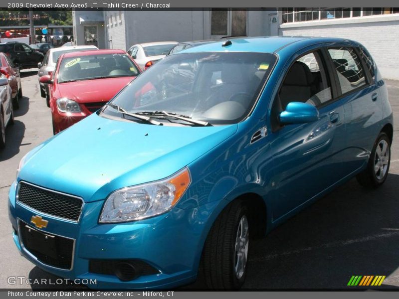 Tahiti Green / Charcoal 2009 Chevrolet Aveo Aveo5 LT