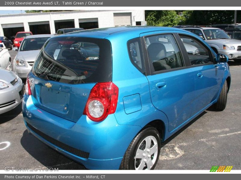 Tahiti Green / Charcoal 2009 Chevrolet Aveo Aveo5 LT