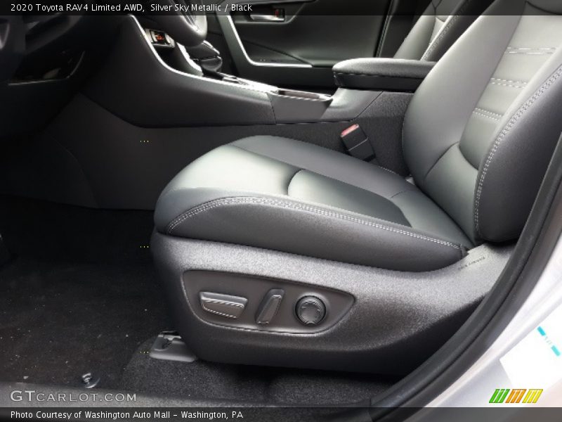 Front Seat of 2020 RAV4 Limited AWD