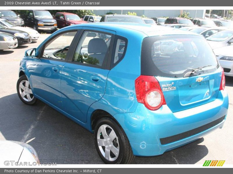 Tahiti Green / Charcoal 2009 Chevrolet Aveo Aveo5 LT