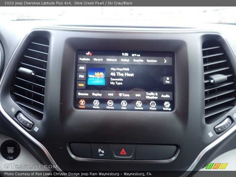 Olive Green Pearl / Ski Gray/Black 2020 Jeep Cherokee Latitude Plus 4x4