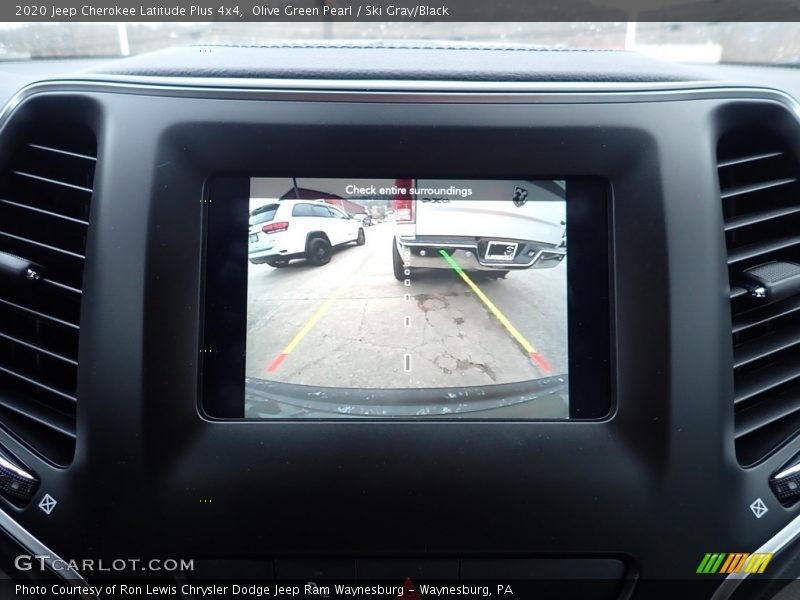 Olive Green Pearl / Ski Gray/Black 2020 Jeep Cherokee Latitude Plus 4x4