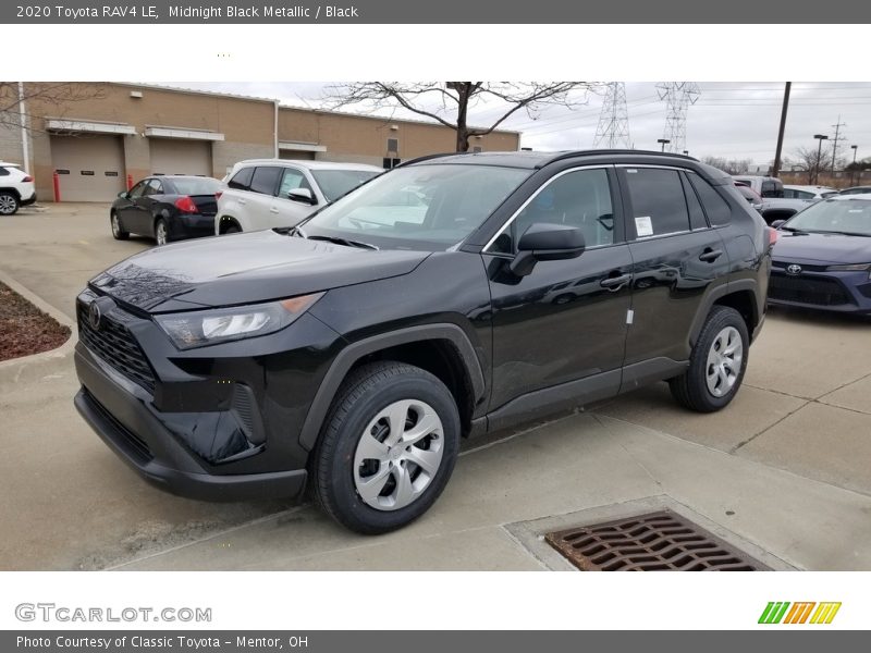 Midnight Black Metallic / Black 2020 Toyota RAV4 LE
