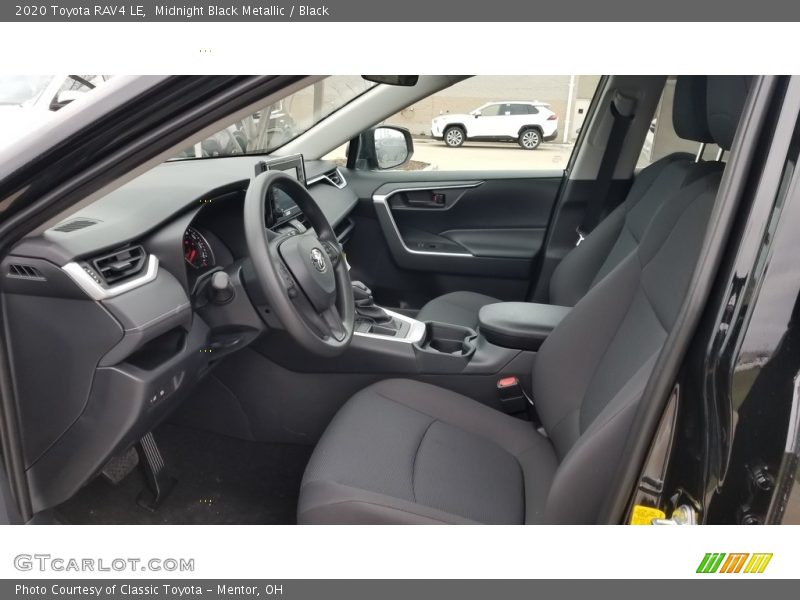 Midnight Black Metallic / Black 2020 Toyota RAV4 LE
