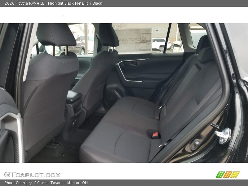 Midnight Black Metallic / Black 2020 Toyota RAV4 LE