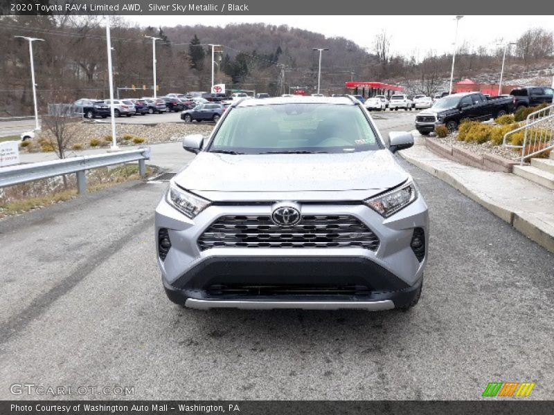 Silver Sky Metallic / Black 2020 Toyota RAV4 Limited AWD