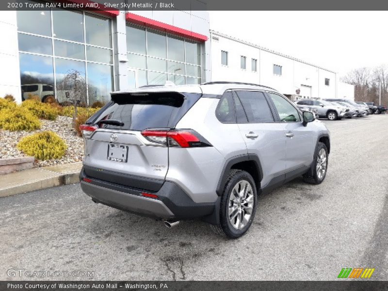 Silver Sky Metallic / Black 2020 Toyota RAV4 Limited AWD