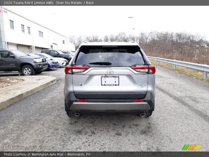Silver Sky Metallic / Black 2020 Toyota RAV4 Limited AWD