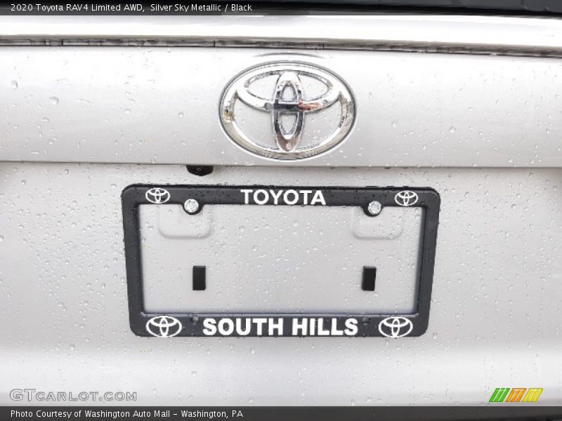 Silver Sky Metallic / Black 2020 Toyota RAV4 Limited AWD