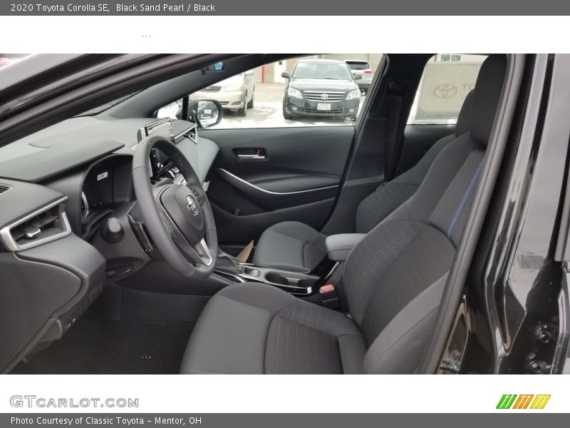 Front Seat of 2020 Corolla SE