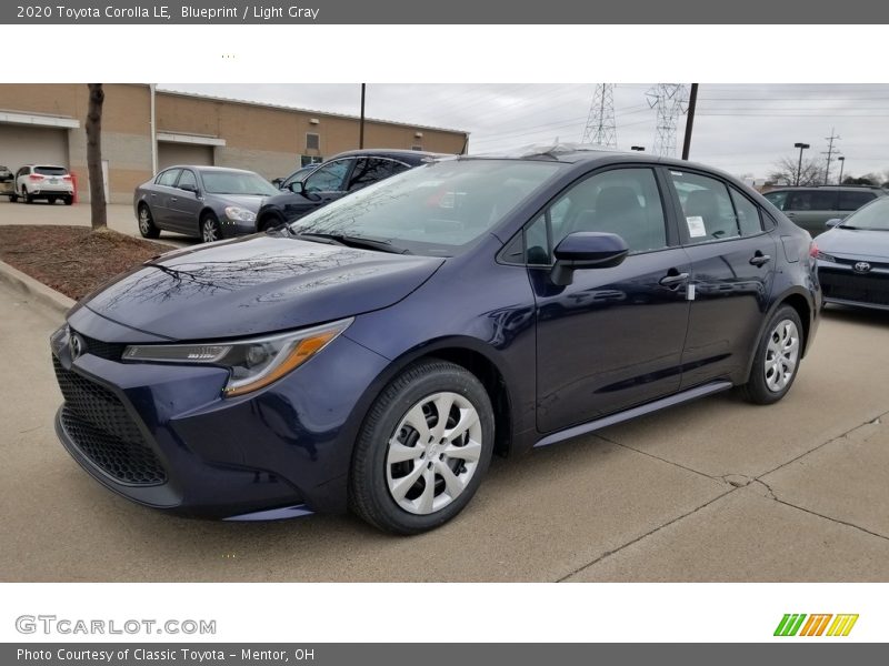 Blueprint / Light Gray 2020 Toyota Corolla LE