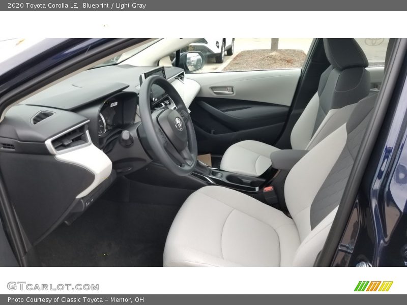 Blueprint / Light Gray 2020 Toyota Corolla LE