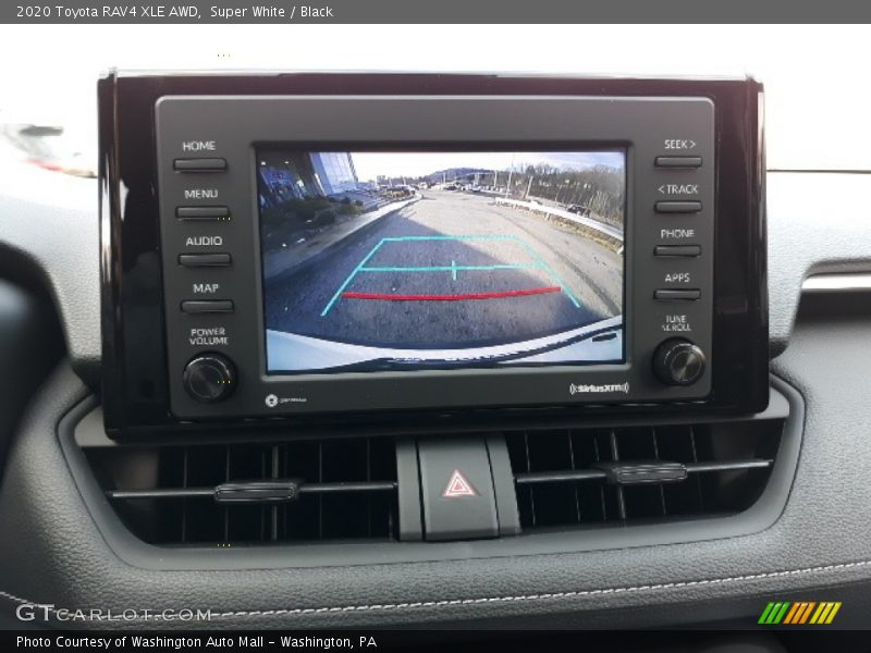 Super White / Black 2020 Toyota RAV4 XLE AWD