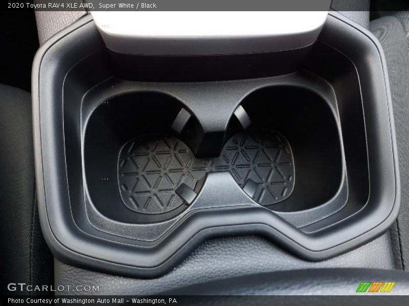 Super White / Black 2020 Toyota RAV4 XLE AWD