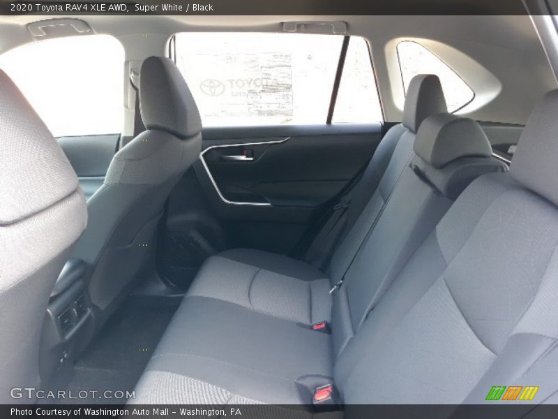 Super White / Black 2020 Toyota RAV4 XLE AWD