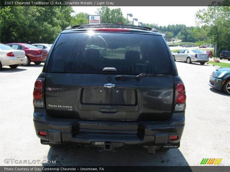 Graphite Metallic / Light Gray 2007 Chevrolet TrailBlazer LS 4x4