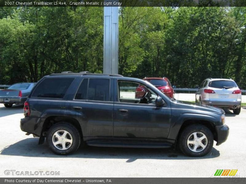 Graphite Metallic / Light Gray 2007 Chevrolet TrailBlazer LS 4x4