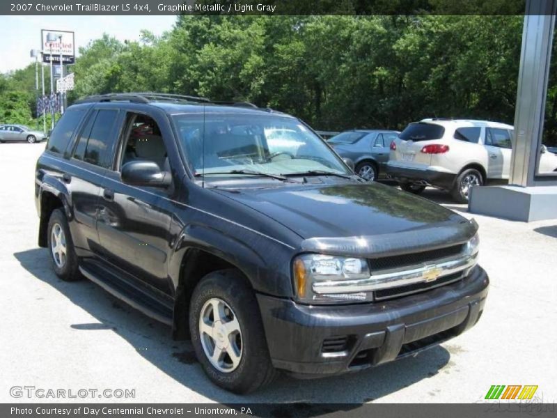 Graphite Metallic / Light Gray 2007 Chevrolet TrailBlazer LS 4x4