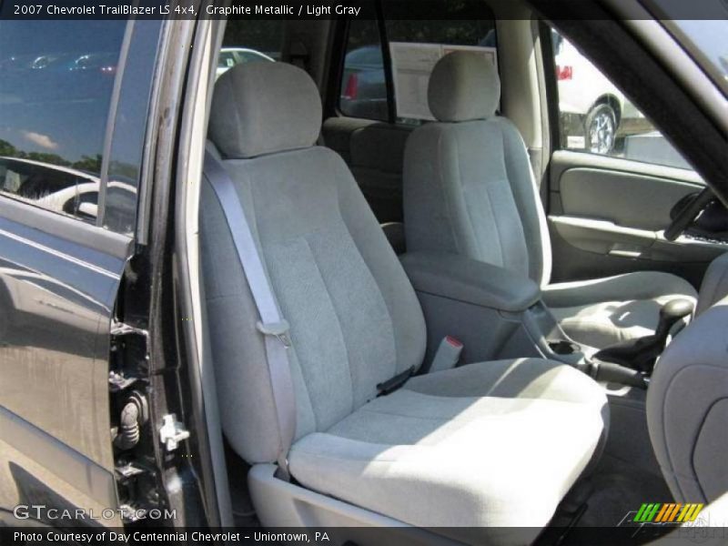 Graphite Metallic / Light Gray 2007 Chevrolet TrailBlazer LS 4x4