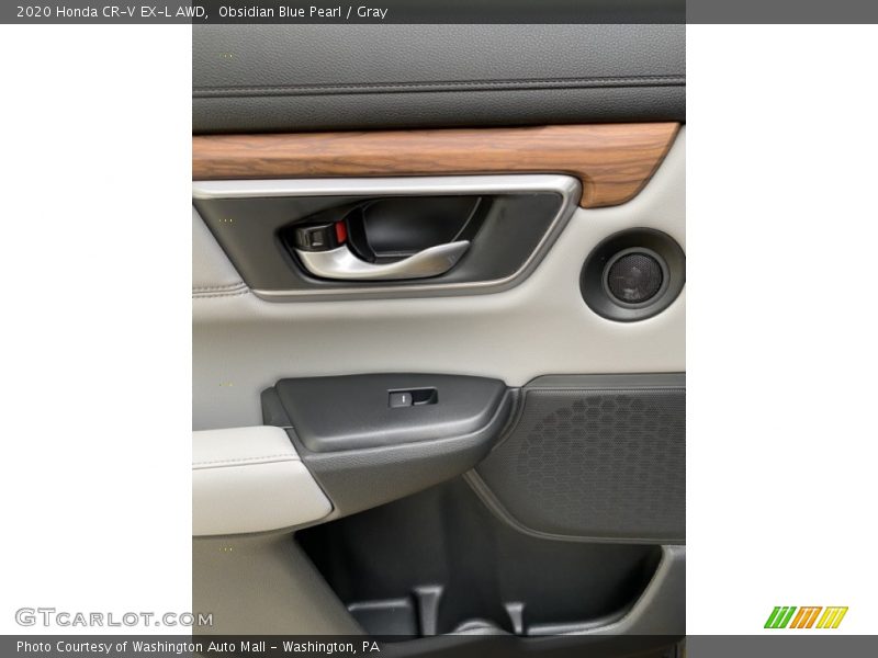 Obsidian Blue Pearl / Gray 2020 Honda CR-V EX-L AWD