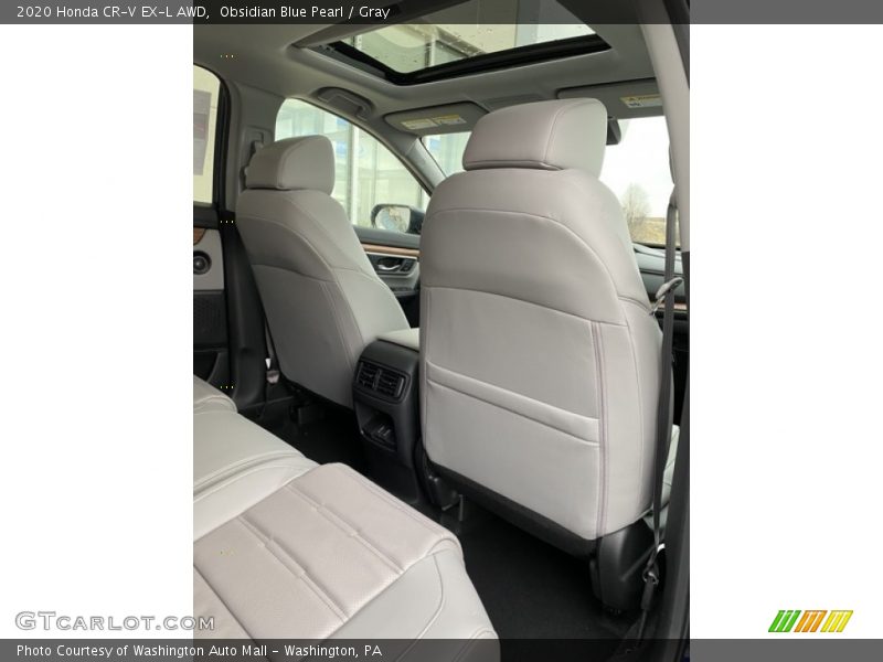 Obsidian Blue Pearl / Gray 2020 Honda CR-V EX-L AWD