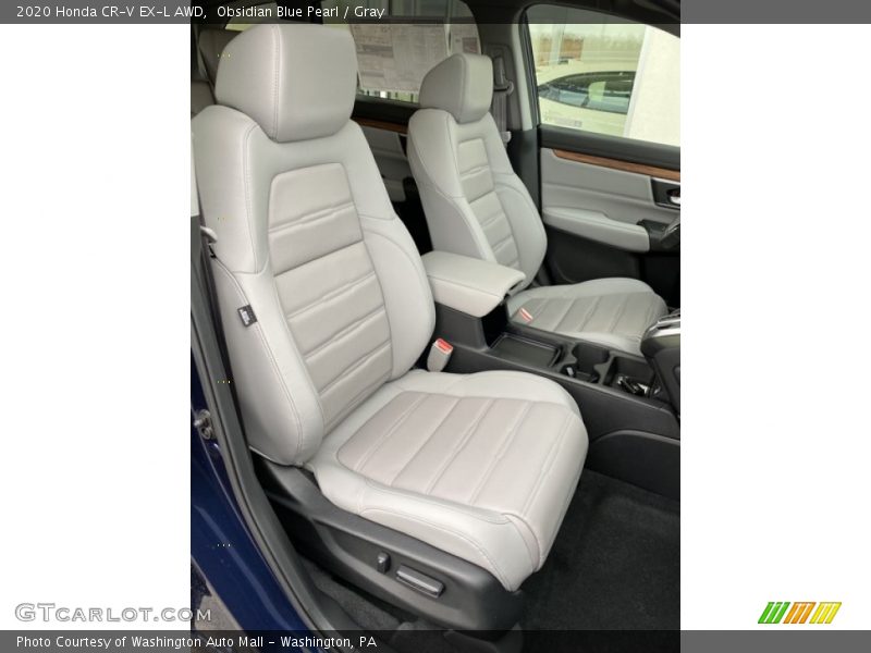 Obsidian Blue Pearl / Gray 2020 Honda CR-V EX-L AWD