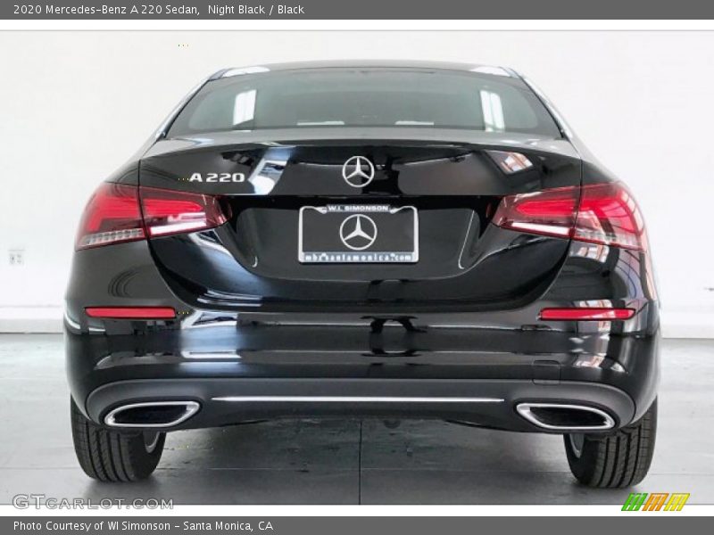 Night Black / Black 2020 Mercedes-Benz A 220 Sedan