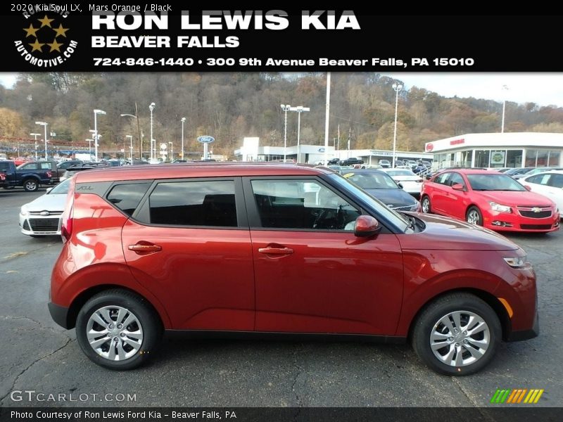 Mars Orange / Black 2020 Kia Soul LX