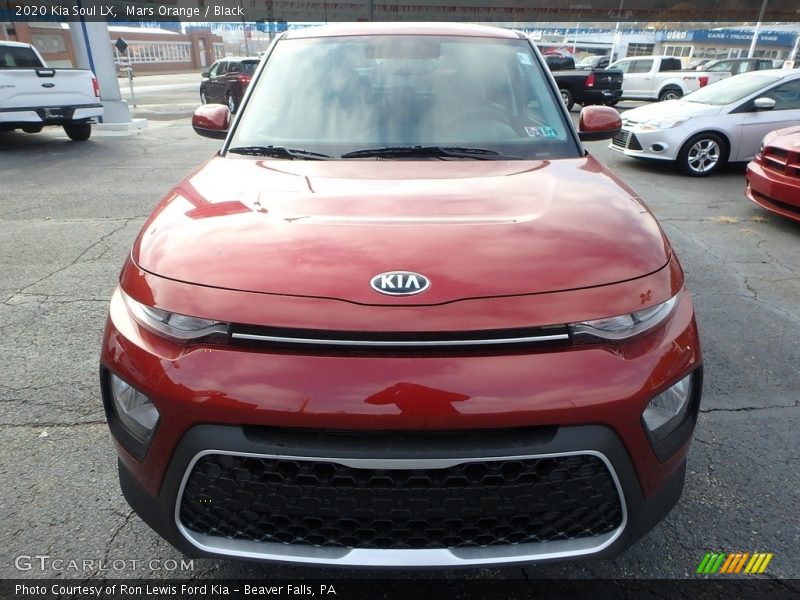 Mars Orange / Black 2020 Kia Soul LX