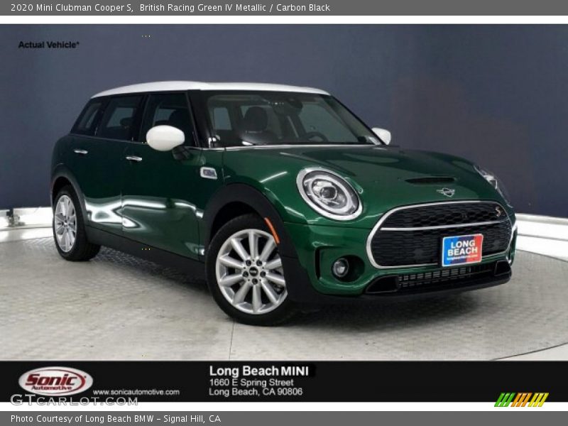 British Racing Green IV Metallic / Carbon Black 2020 Mini Clubman Cooper S