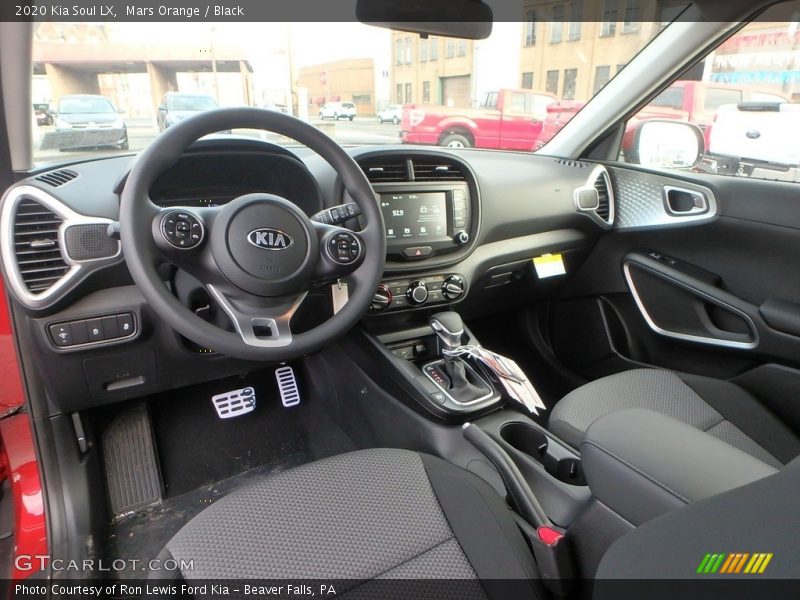  2020 Soul LX Black Interior