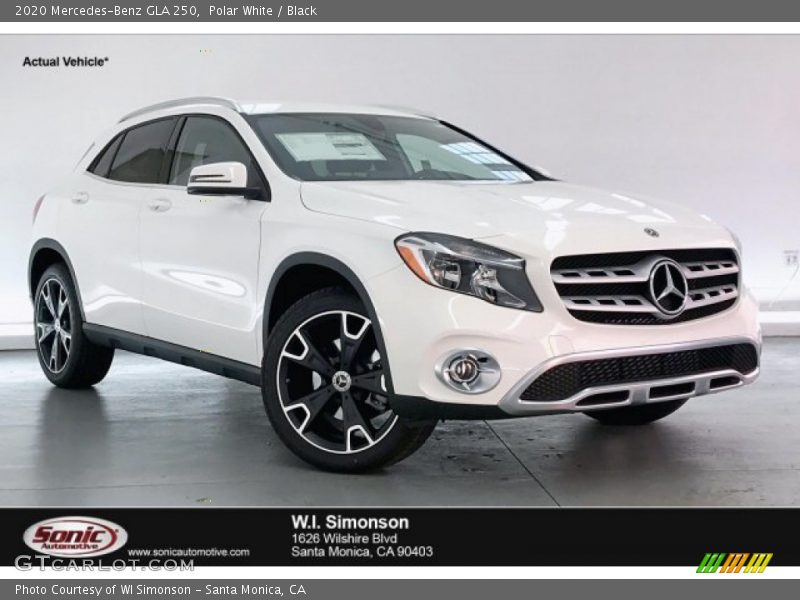 Polar White / Black 2020 Mercedes-Benz GLA 250