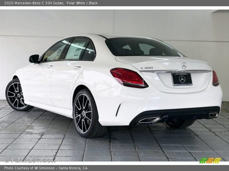 Polar White / Black 2020 Mercedes-Benz C 300 Sedan
