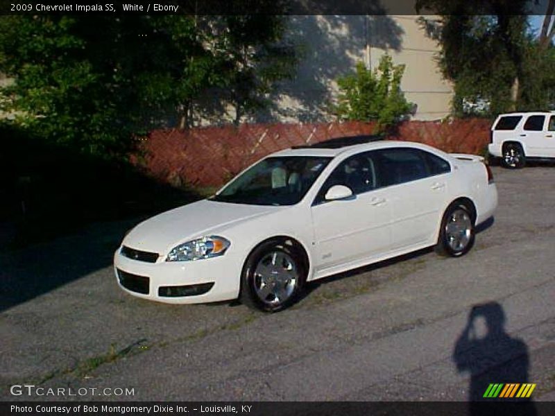White / Ebony 2009 Chevrolet Impala SS